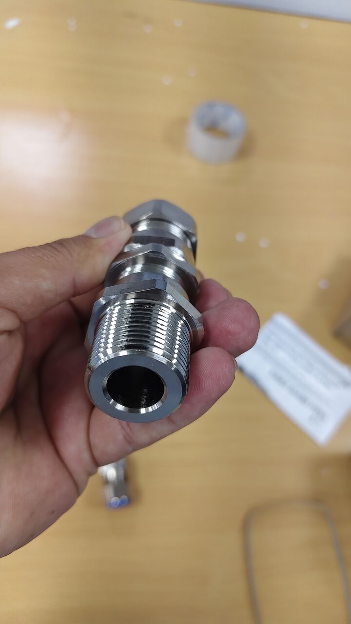 Jubail, Electrical & Plumbing, SAR 63,  Industrial Type Nickel Plated Armoured Gland Size: 20 E1W 3/4" NPT