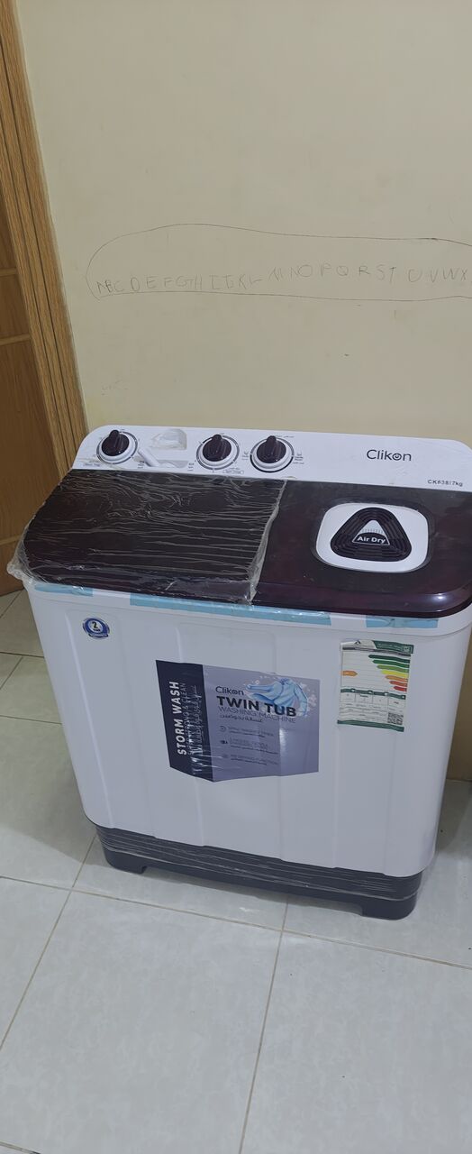 Hofuf, Household Items, SAR 225,  Clikon 7kg Semi Automatic Washing Machine