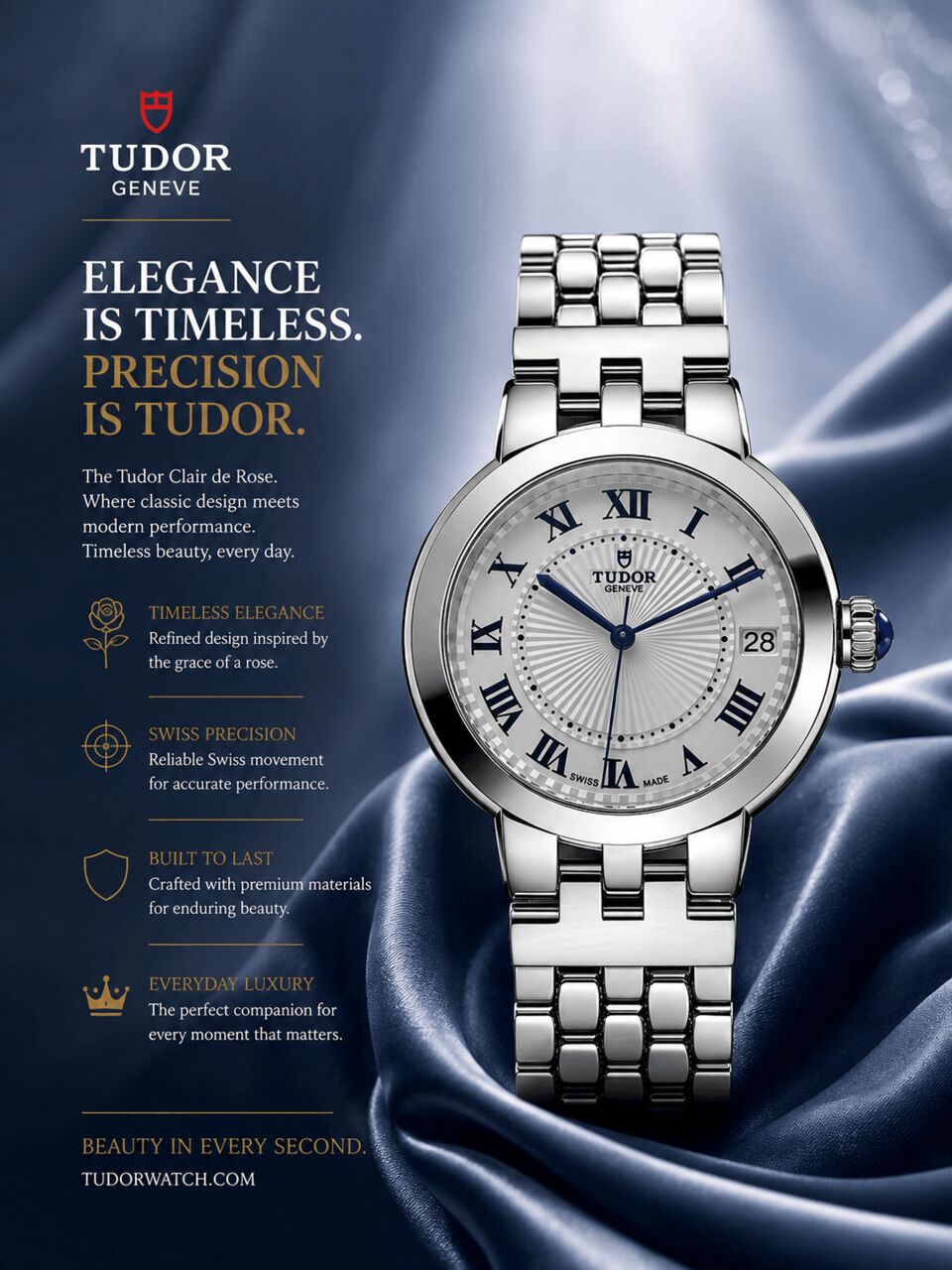 New Delhi, Watches, INR 309500,  Tudor Clair De Rose Buying Guide For First-Time Buyers