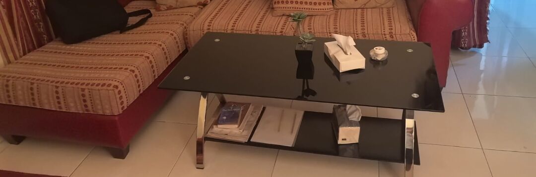 Dammam, Furniture, SAR 300,  Glass Centre Table In Excellent Condition