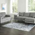 Buy 2 Piece Sofa Set | Hazela Charcoal Living Room