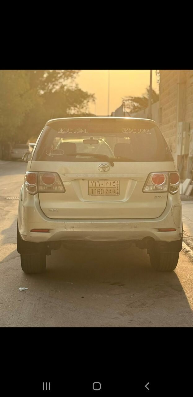 Riyadh, Vehicles, Cars & Trucks , SAR 38,  Toyota Fortuner,  2013,  Automatic,  290000 KM,  First Owner , المالك الأول