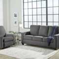 Twin Sleeper Sofa | Rannis Pewter Recliner Set | Shop Now