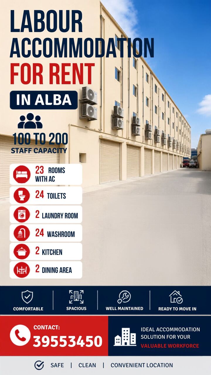 Manama, Staff Accommodation, BHD 3000,  Staff Accommodation For Rent Near Alba(100-200+staff)