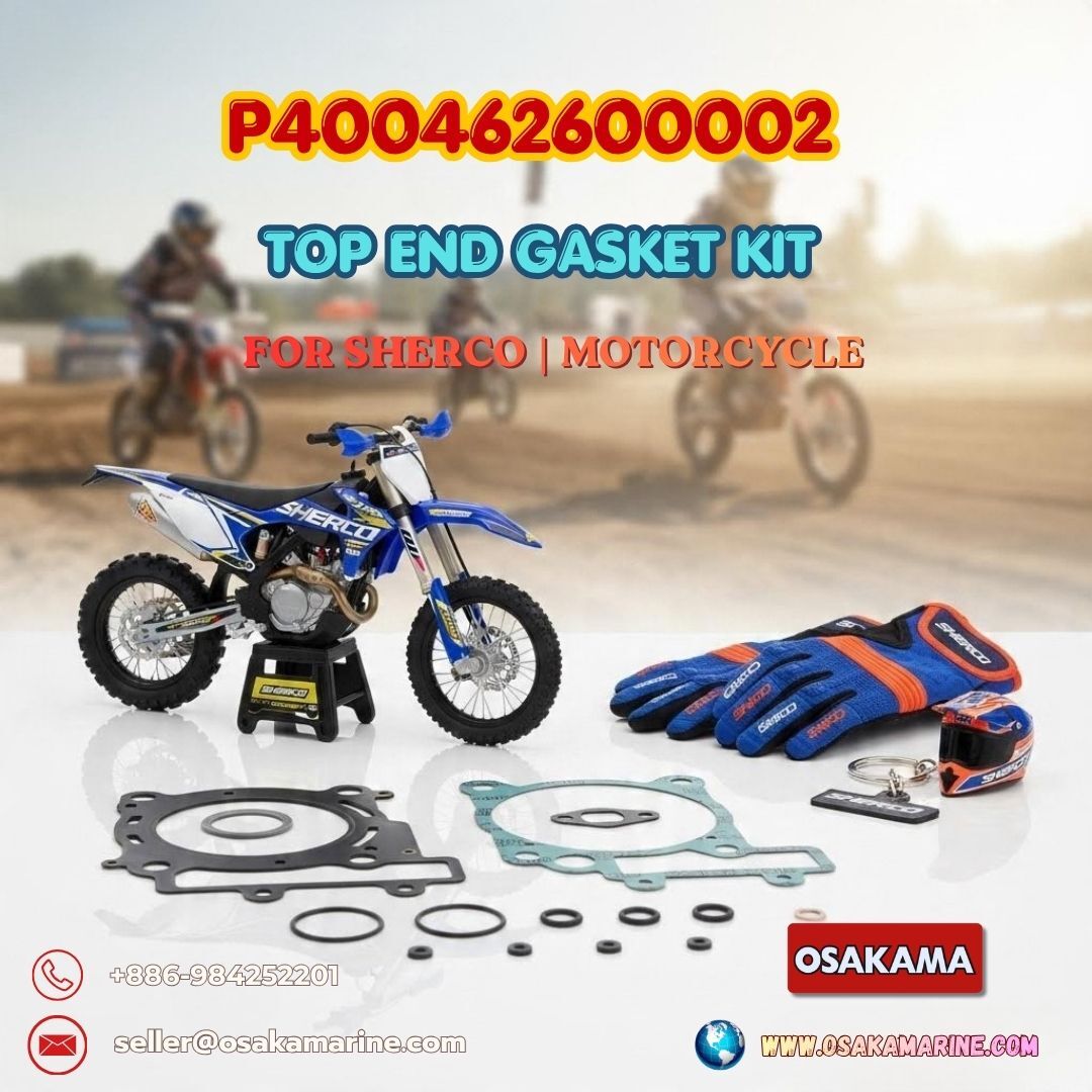 Caracas, Auto Parts, VEF 99999,  Top End Gasket Kit P400462600002 For Sherco Motorbike