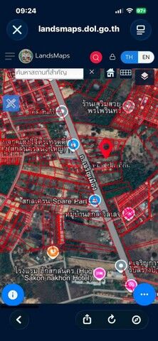 Bangkok, Real Estate For Sale, THB 11000000,  6 BR,  1090 Sq. Feet,  Land For Sale, Prime Location, Next To Sakon Nakhon Bypass Road, Mueang District, Sakon
