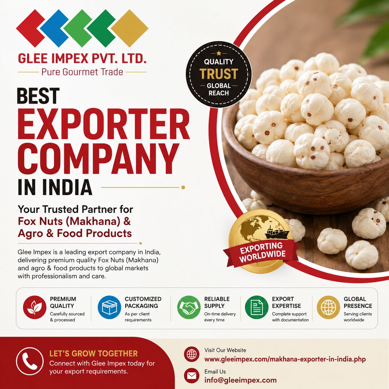 Mumbai, Food, Best Exporter Company In India | Glee Impex