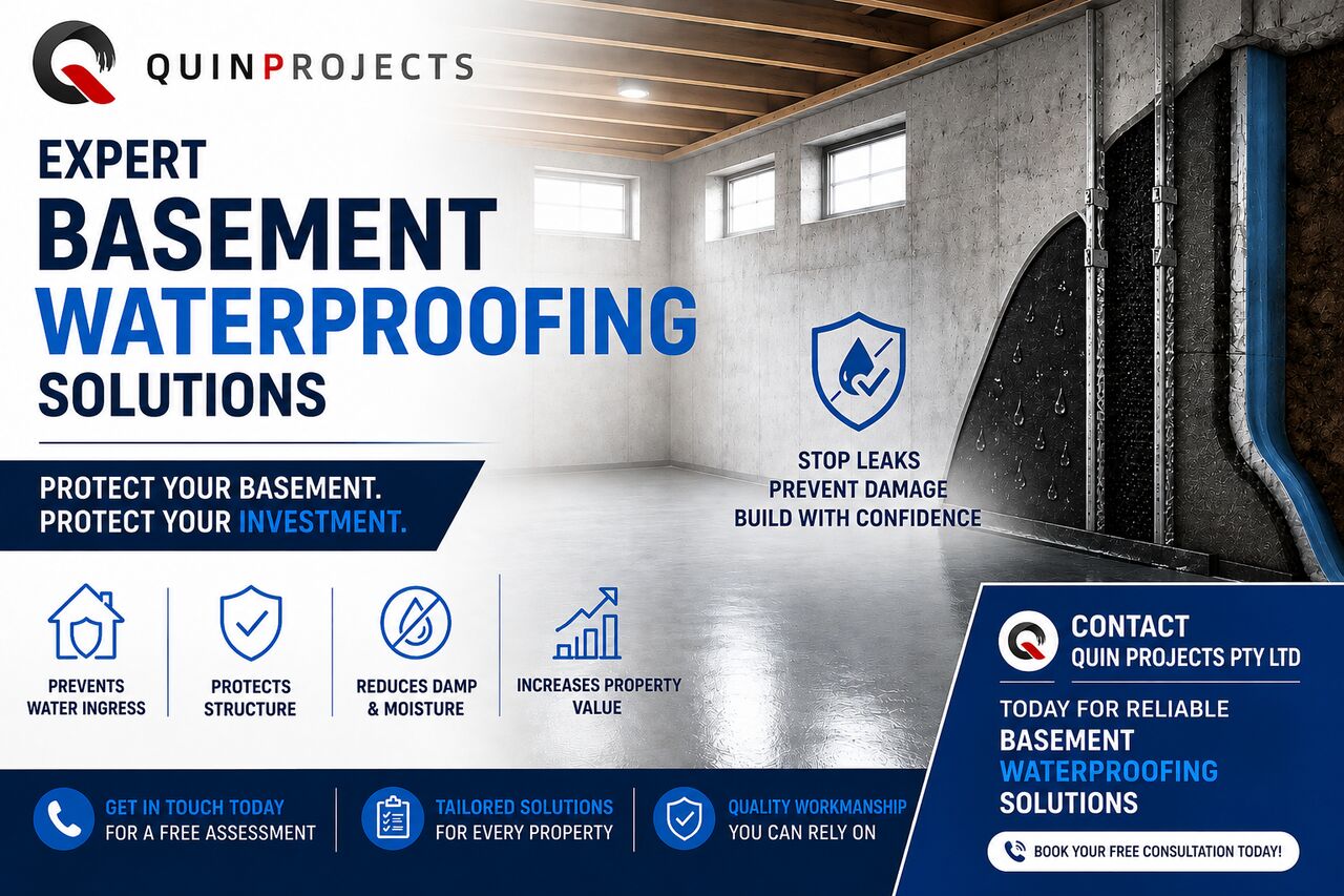 Sydney, Construction, Basement Waterproofing Solutions | Quin Projects Pty Ltd
