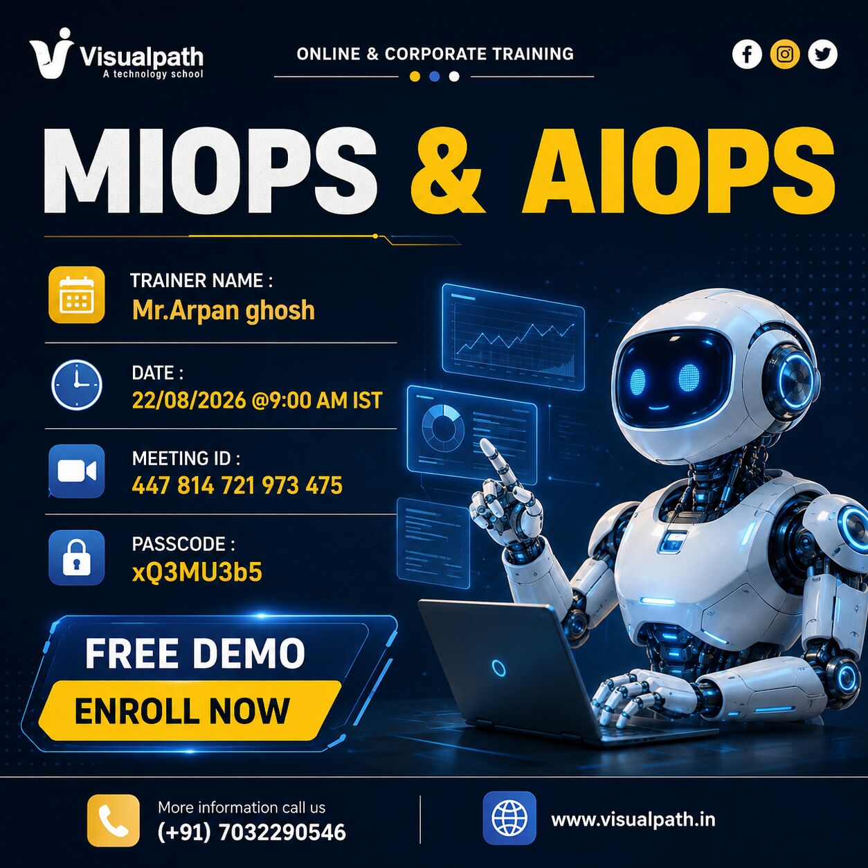 Hyderabad, Lessons Offered, Master MLOps Online Training | MLOps & AIOps Course