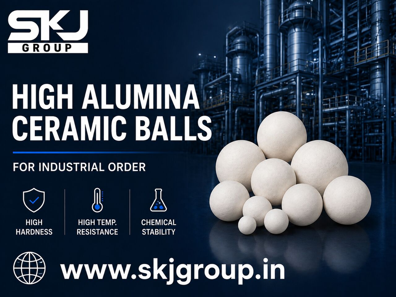Bhopal, Materials, High Alumina Ceramic Balls Manufacturer For Industrial Buyer Need