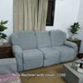 SAR 1200,  3 Seater Recyliner With Cover (Homebox) -6months Used