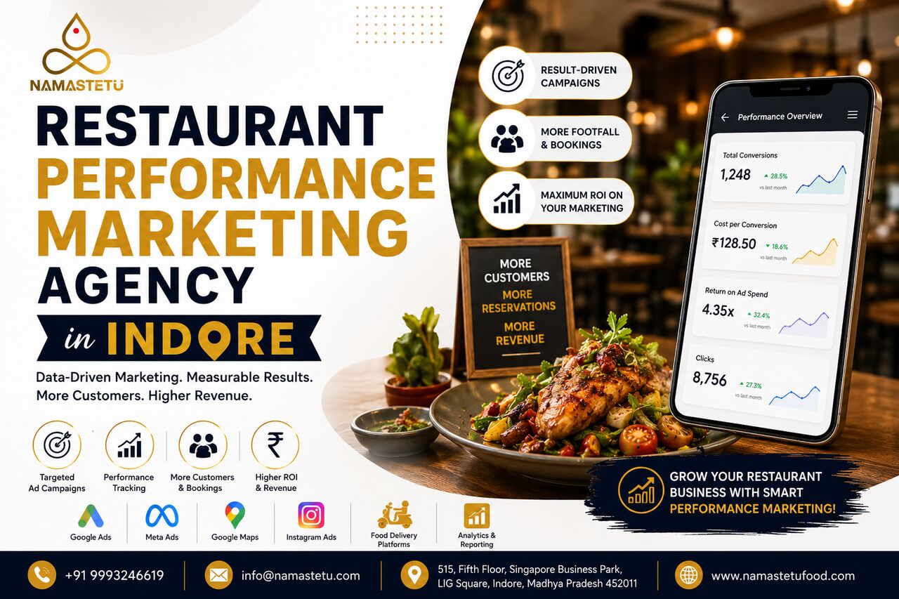 Indore, Marketing, Restaurant Performance Marketing Agency In Indore