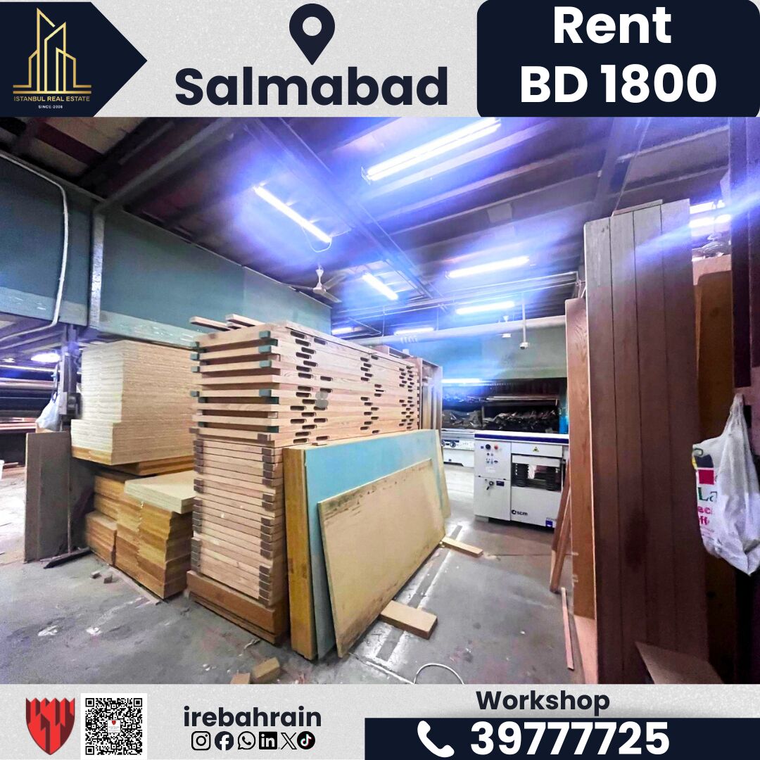 Salmabad, Warehouses, BHD 1800,  Workshop For Rent &ndash; Salmabad | BD 1,800/-