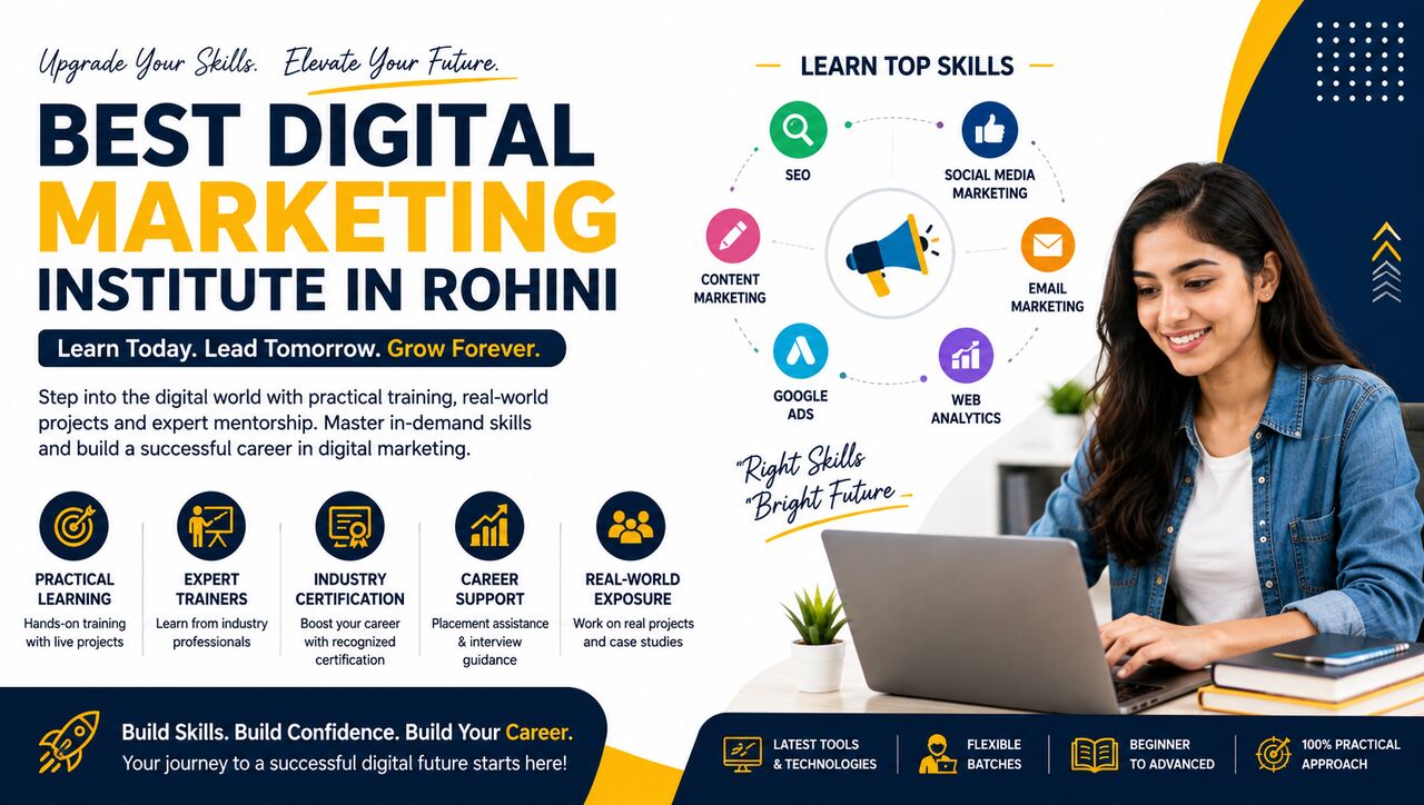 Rohini, Education, Best Digital Marketing Institute In Rohini &ndash; Learn. Create. Grow.