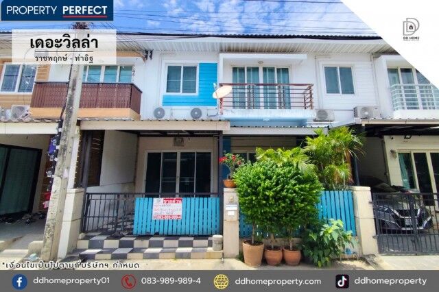 Bangkok, Real Estate For Sale, THB 2190000,  4 BR,  18 Sq. Feet,  Townhouse For Sale The Villa Village Ratchaphruek-Tha It (DD002485)