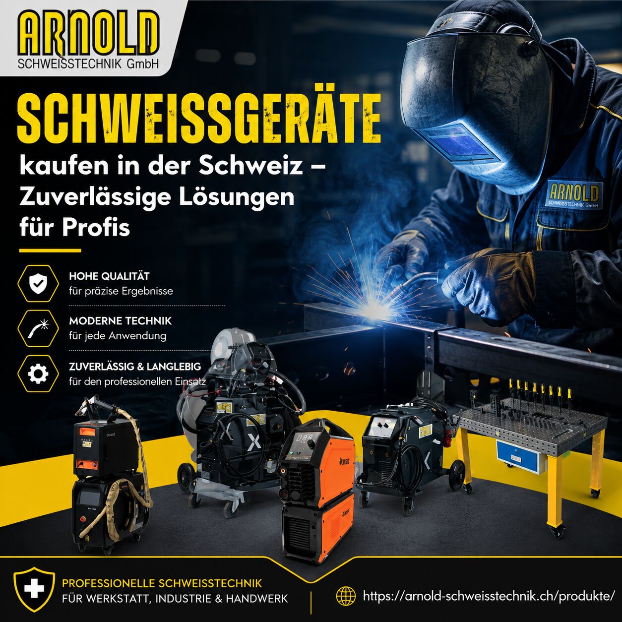 Geneva, Equipment Rental, Schweiz: Schweißtechnik Für Anspruchsvolle Aufgaben