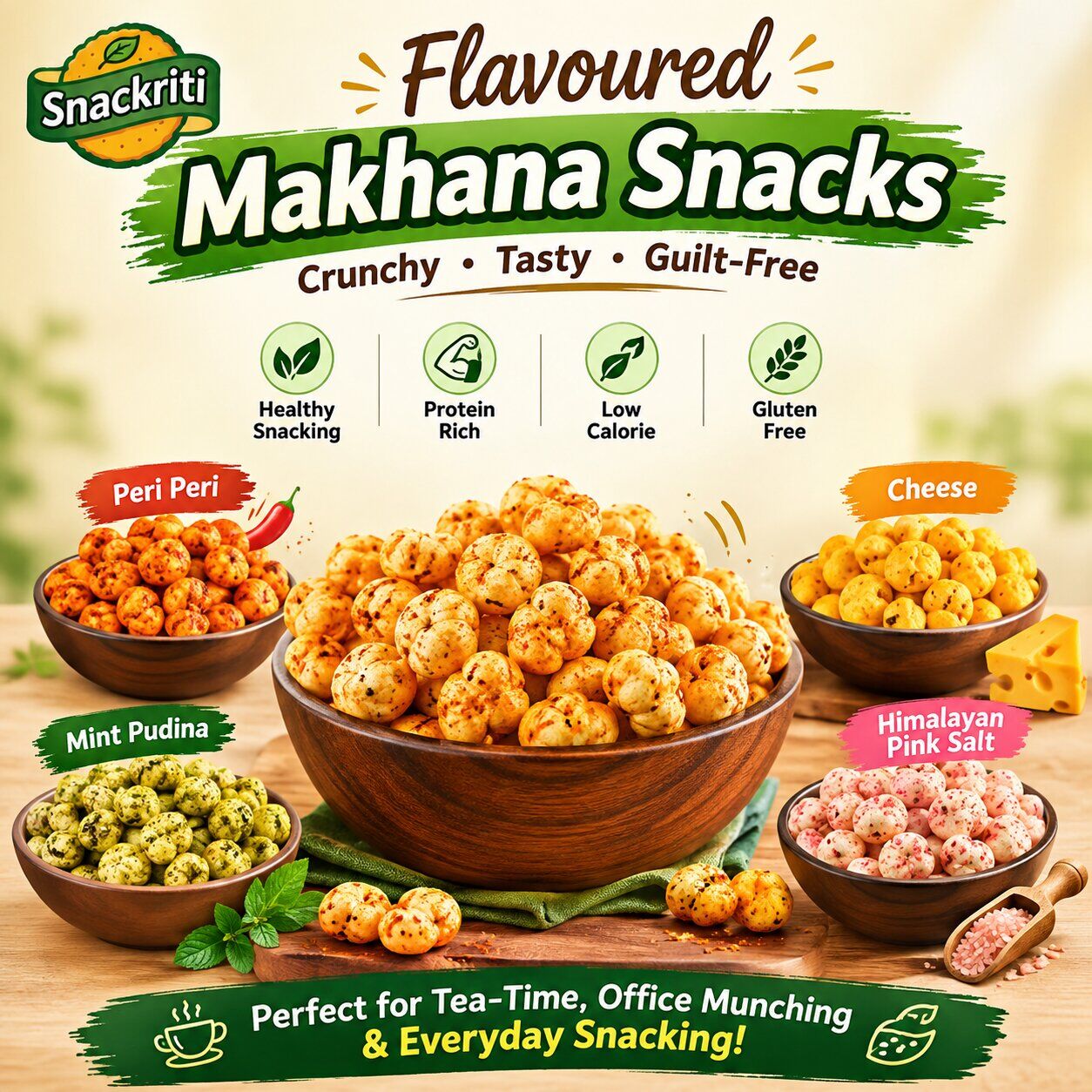 Mumbai, Food, Flavoured Makhana Snacks | Healthy Roasted Makhana