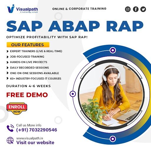 Hyderabad, Lessons Offered, SAP ABAP RAP Training Online With Real-Time Case Studies