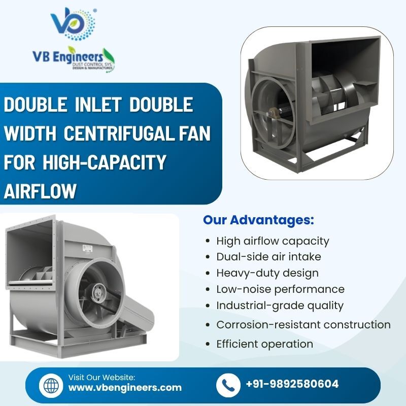 Mumbai, Appliances, INR 01,  Double Inlet Double Width Centrifugal Fan &ndash; Efficient Airflow For Industrial Needs