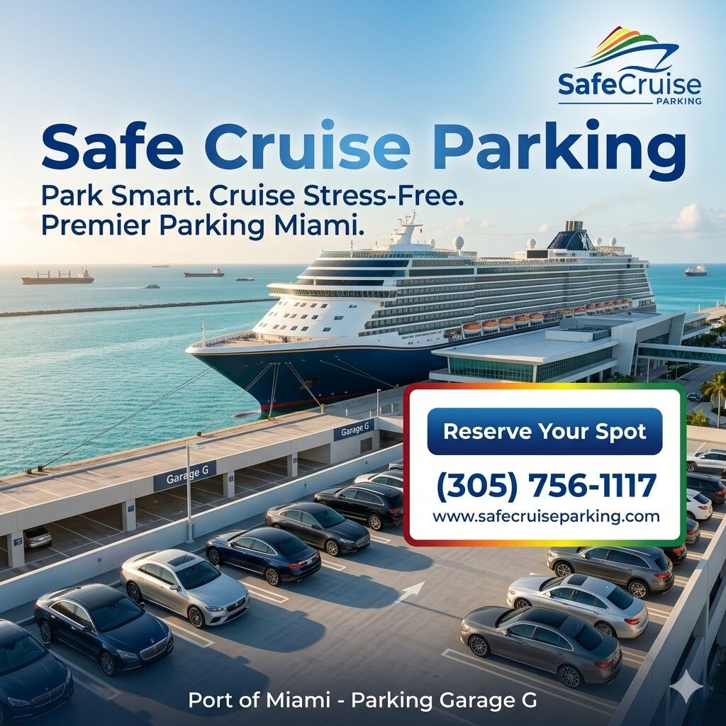 Miami, Business, Port Of Miami Parking Garage G Alternatives And Parking Options With Safe Cruise Parking