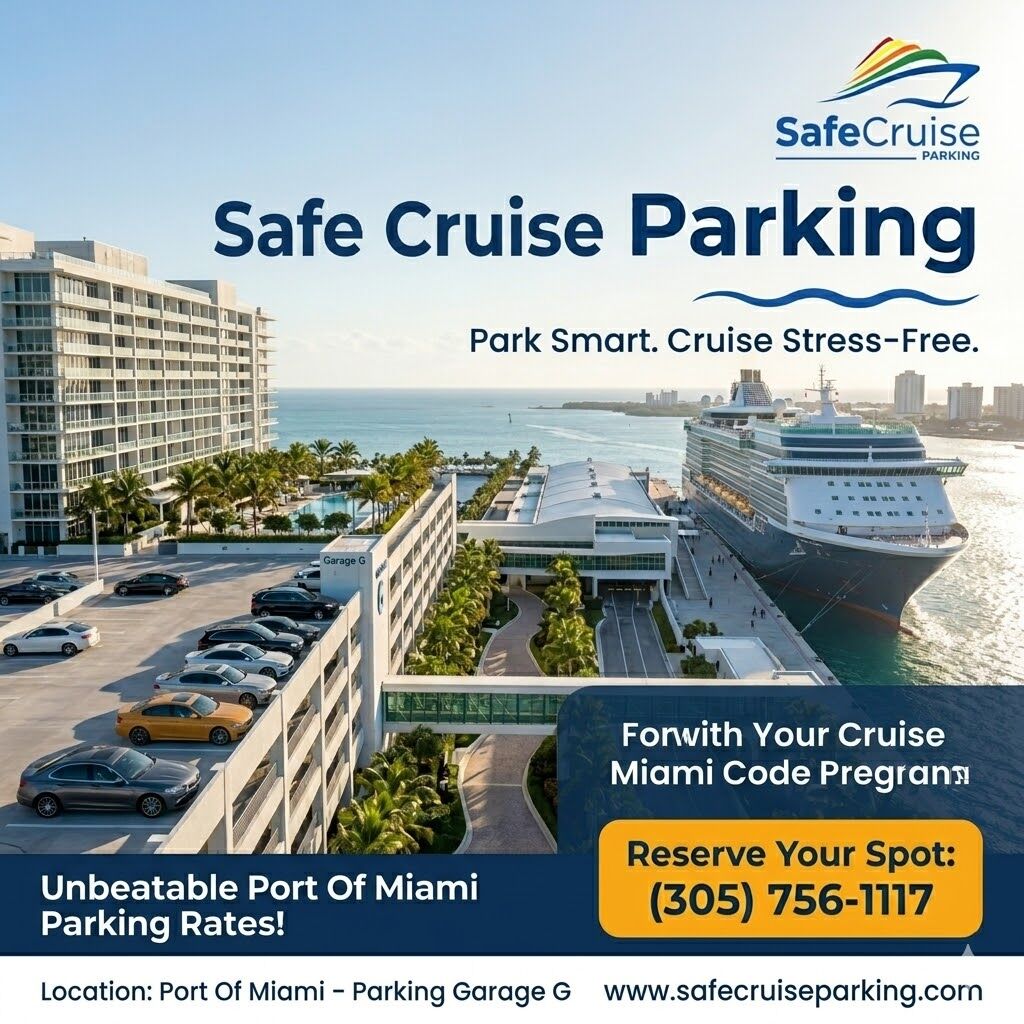 Miami, Business, Find Convenient Miami Hotel And Cruise Parking Options With Safe Cruise Parking