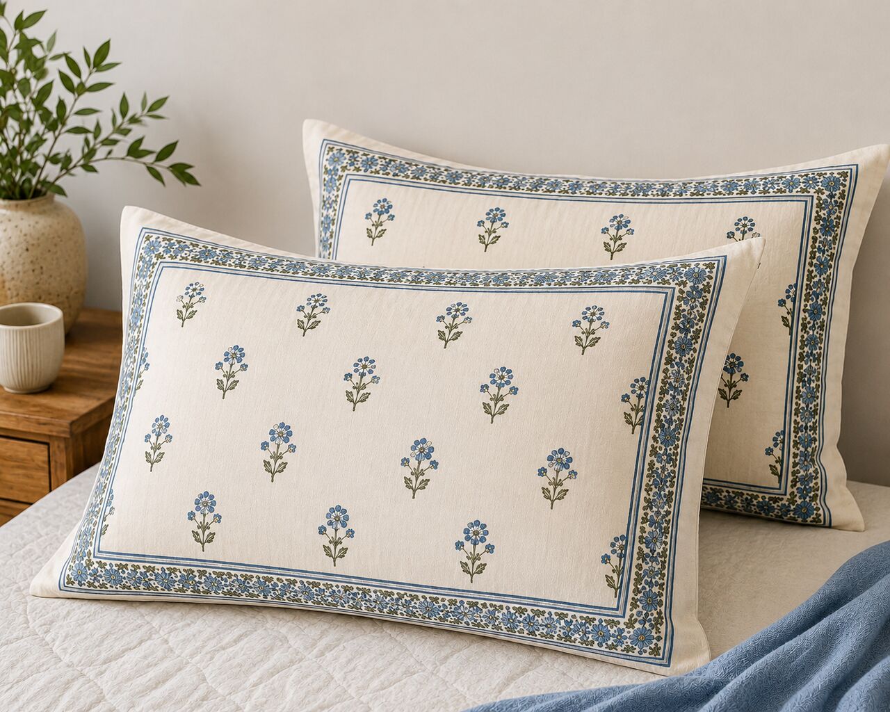 Mumbai, Household Items, INR 1499,  Cotton Pillow Covers Online | Handloom 210 TC