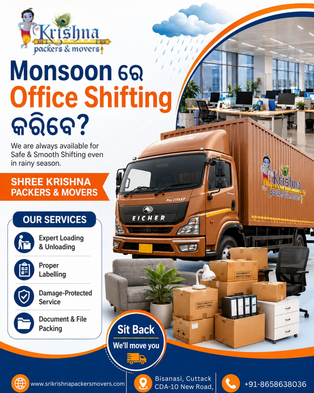 Odisha, Relocation, Trusted Packers And Movers In Paradeep