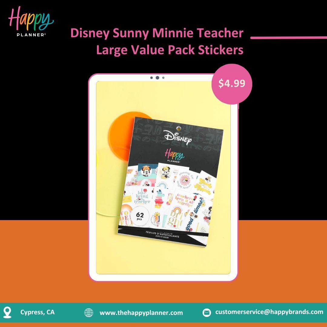 New York, Books, USD 4,  Disney Minnie Mouse Teacher Stickers For Classroom Planning