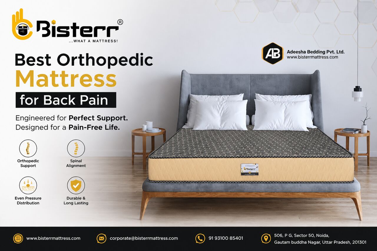 Noida, Business, Best Orthopedic Mattress For Back Pain