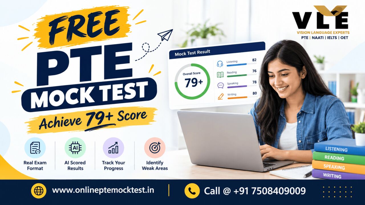 Mumbai, Lessons Wanted, Take A Free PTE Mock Test Online Today