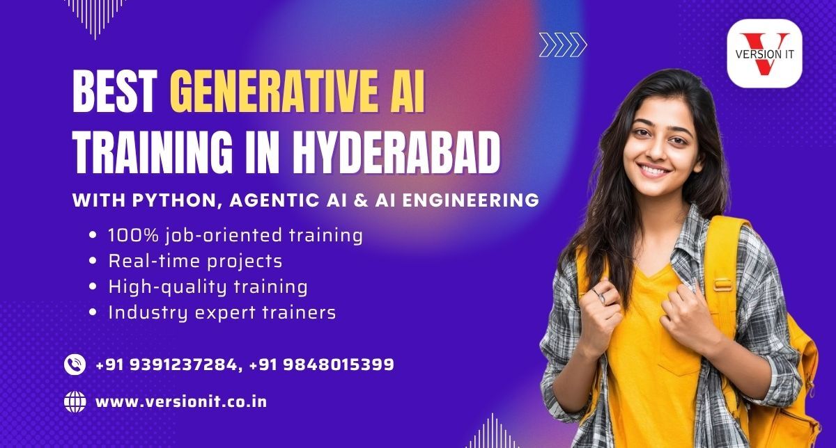 Hyderabad, Education, Generative AI Training In Hyderabad | Gen AI Course