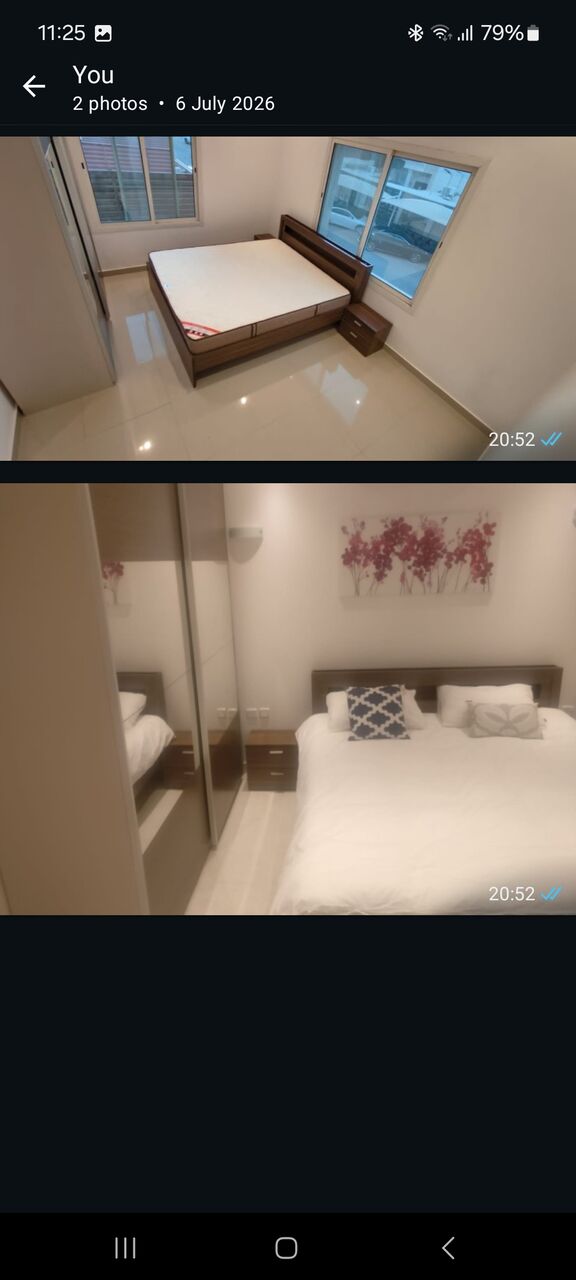 Riyadh, Furniture, SAR 1000,  Bed Wirh Mattress And 2 Side Table
