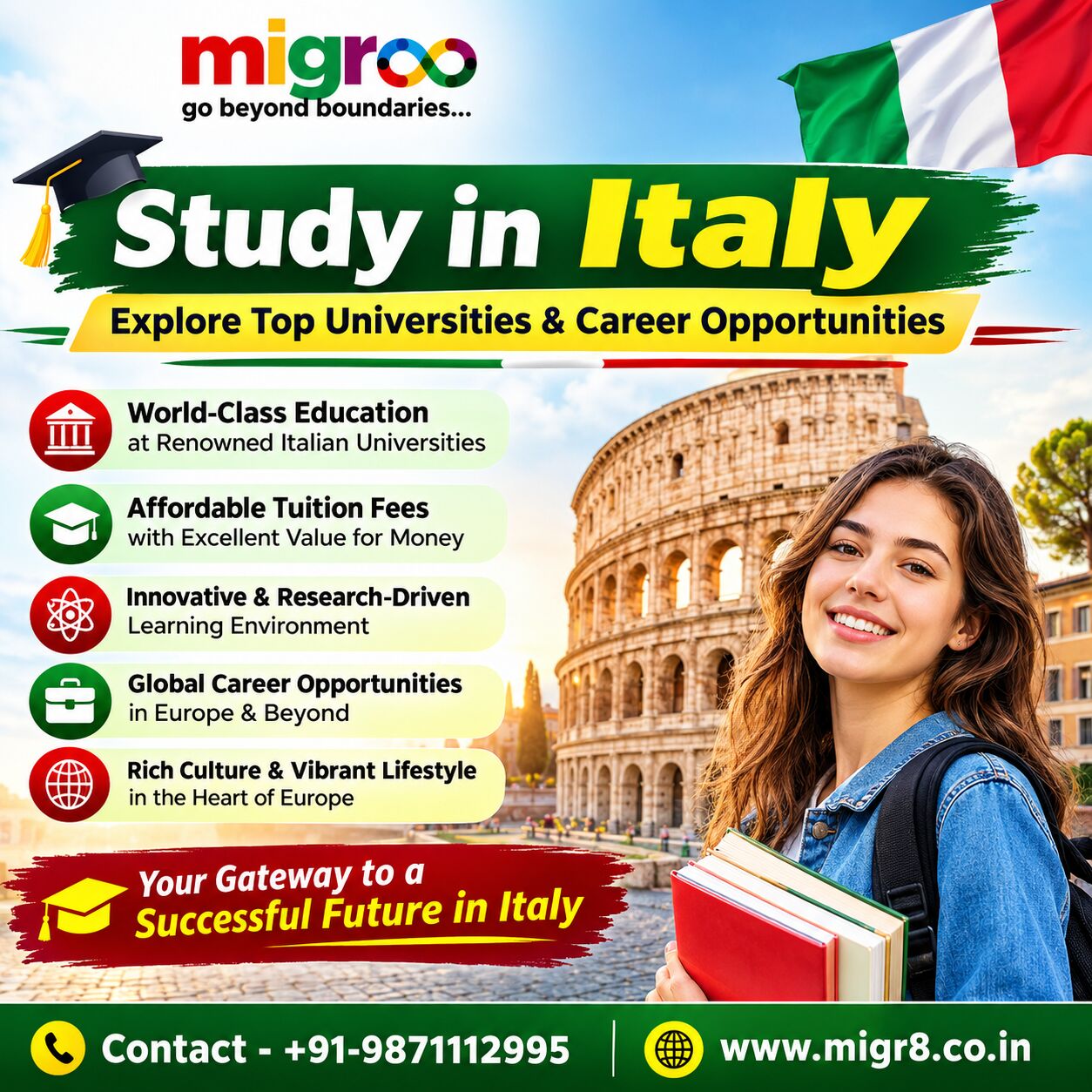 Rohini, Free Items, Study In Italy For Indian Students &ndash; Courses, Universities & Guidance