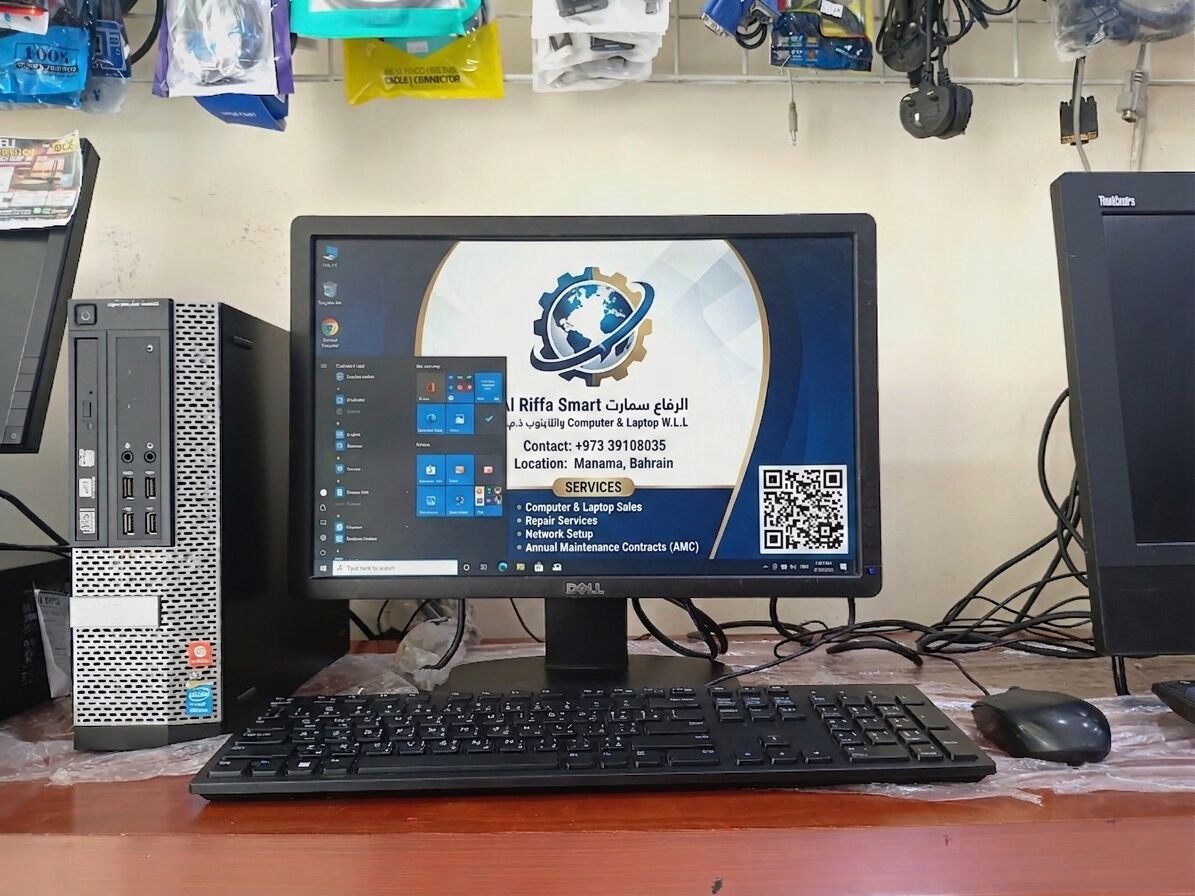Riffa, Computers, BHD 60,  DELL OptiPlex SFF | Core I5 | 8GB RAM | 256GB SSD | 19" HD Monitor Set | BD 60