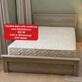 BHD 38,  @@Double Bed With Mattress In Good Condition For Sale With Delivery