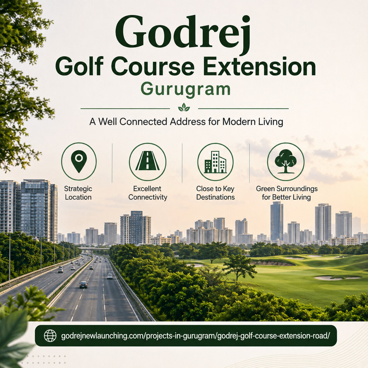 Gurgaon, Apartments, Flats, Houses & Villas, INR 00001/year,  Furnished,  4 BR,  000 Sq. Meter,  Godrej Golf Course Extension Road Gurugram Premium Homes