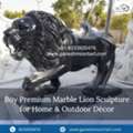 INR 20000,  Buy Premium Marble Lion Sculpture For Home & Outdoor Décor