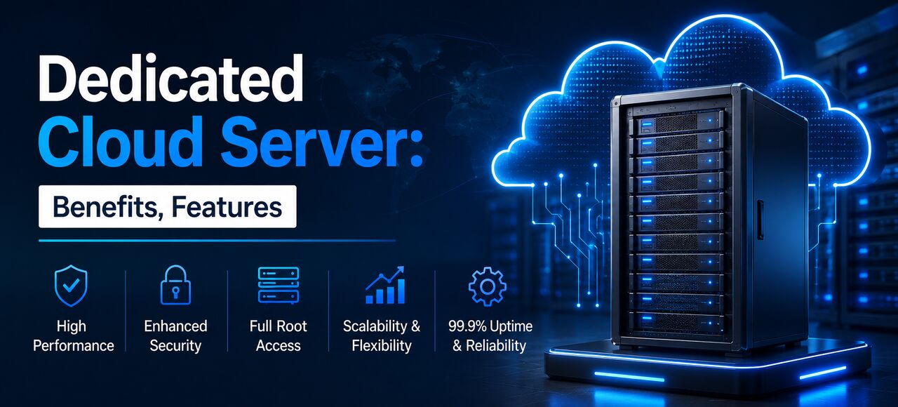 Noida, Computer, Dedicated Cloud Server: Benefits, Features