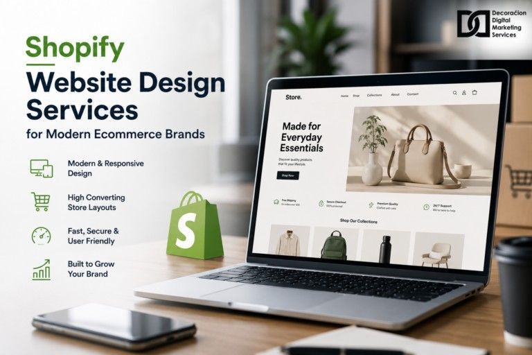 New Delhi, Web Design & Development, Shopify Website Design Services By DDMS For Ecommerce Growth