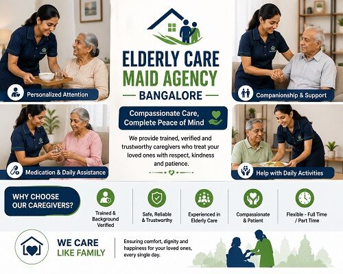 Bangalore, Cleaning, Compassionate Elder Care Support For Every Family