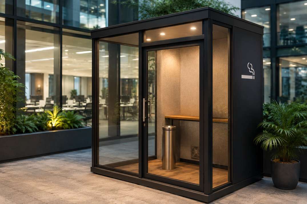 Mumbai, Furniture, Custom Smoking Cabin Manufacturer For Corporate Offices In India