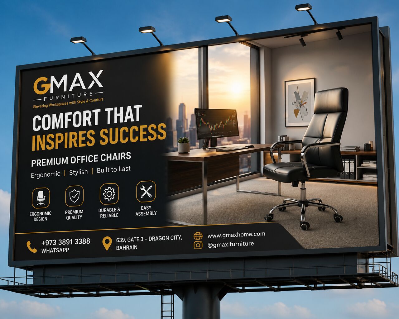 Manama, Furniture, BHD 58,  OFFICE CHAIR