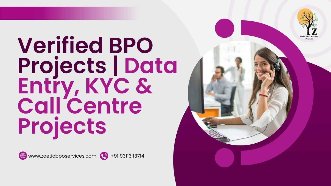 Noida, Business, Verified BPO Projects | Data Entry, KYC & Call Centre Projects