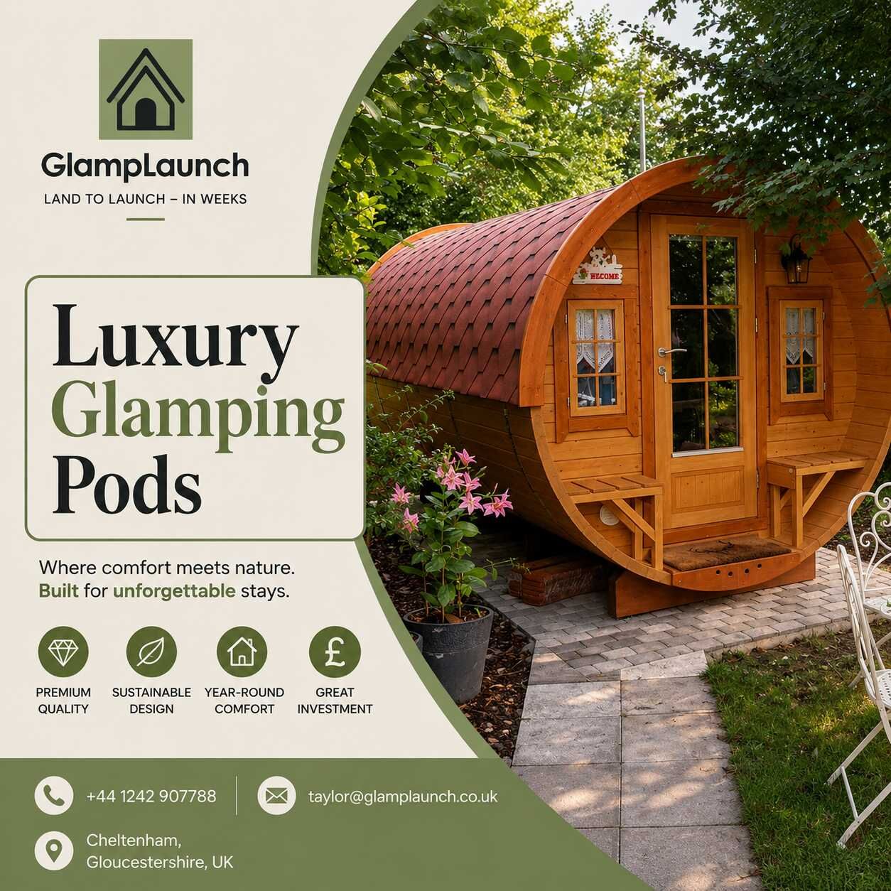 London, Furniture, Luxury Glamping Pods &ndash; Stylish Outdoor Accommodation In The UK