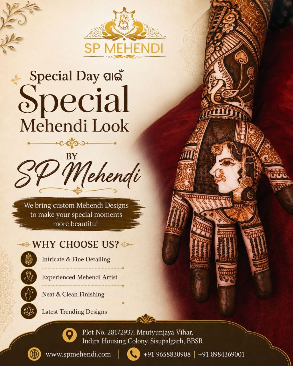 Bhubaneswar, Creative, Best Mehendi Artist In Bhubaneswar