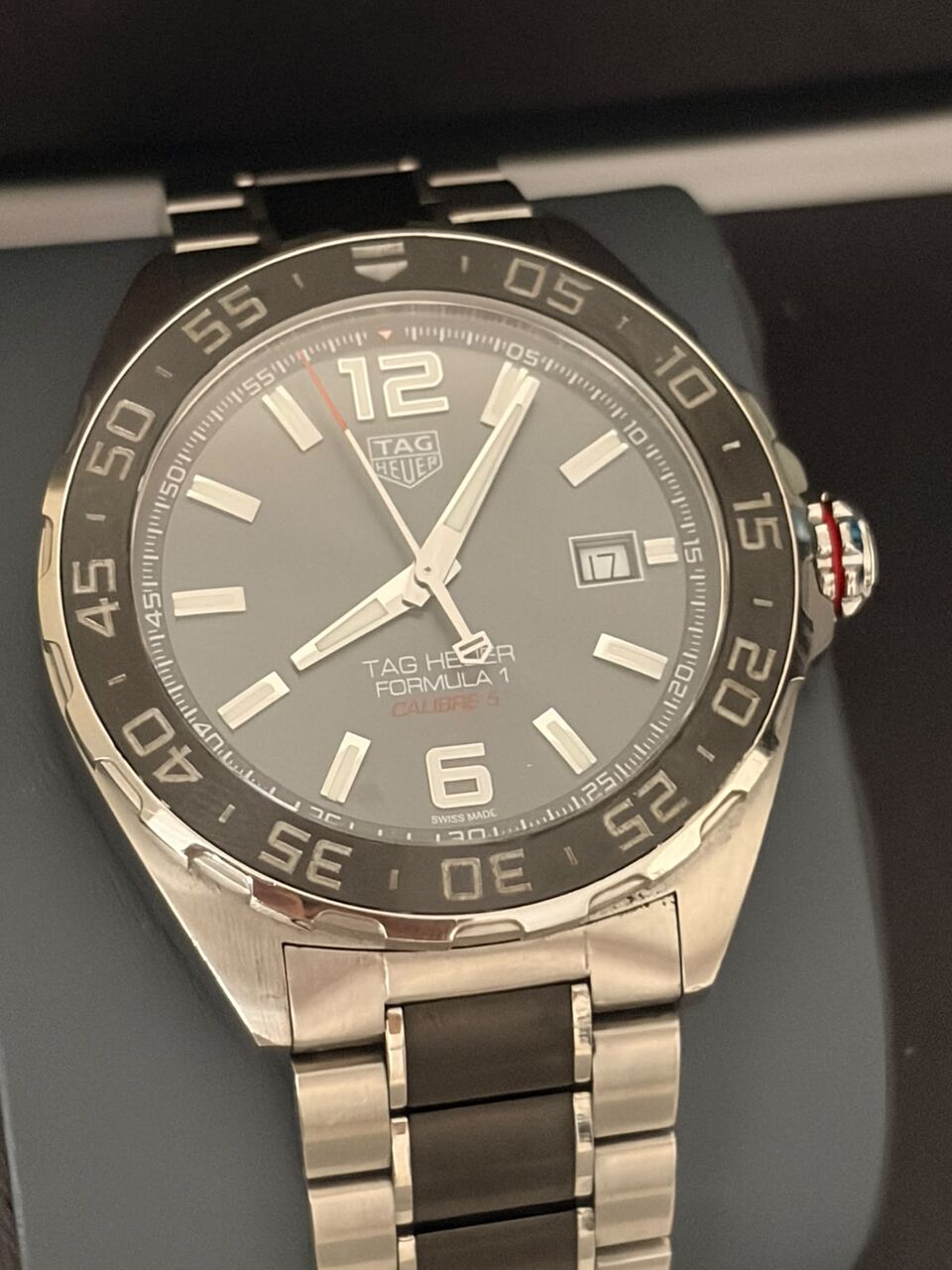 Dammam, Watches, SAR 8000,  Selling - TAG HEUER FORMULA 1 DATE Automatic, 43 Mm, Steel WAZ2011.BA0843