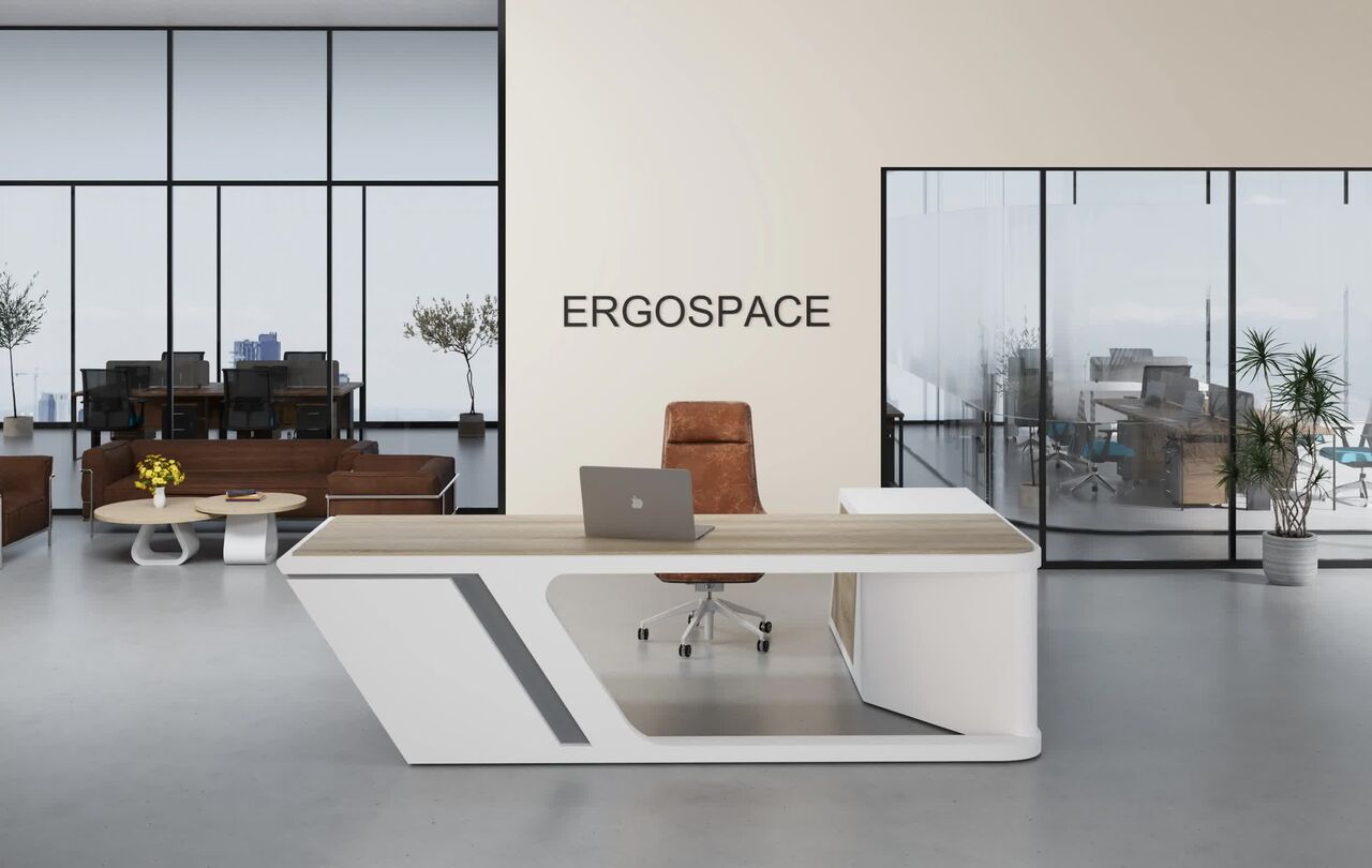 Dubai, Furniture, AED 10000,  Cod L-Shaped Executive Desk Dubai | Custom Executive Office Desk