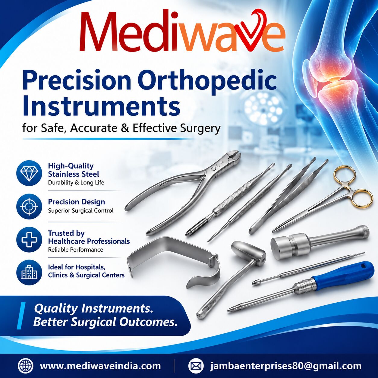 Mumbai, Health & Beauty Items, Professional Orthopedic Instruments For Surgical Applications