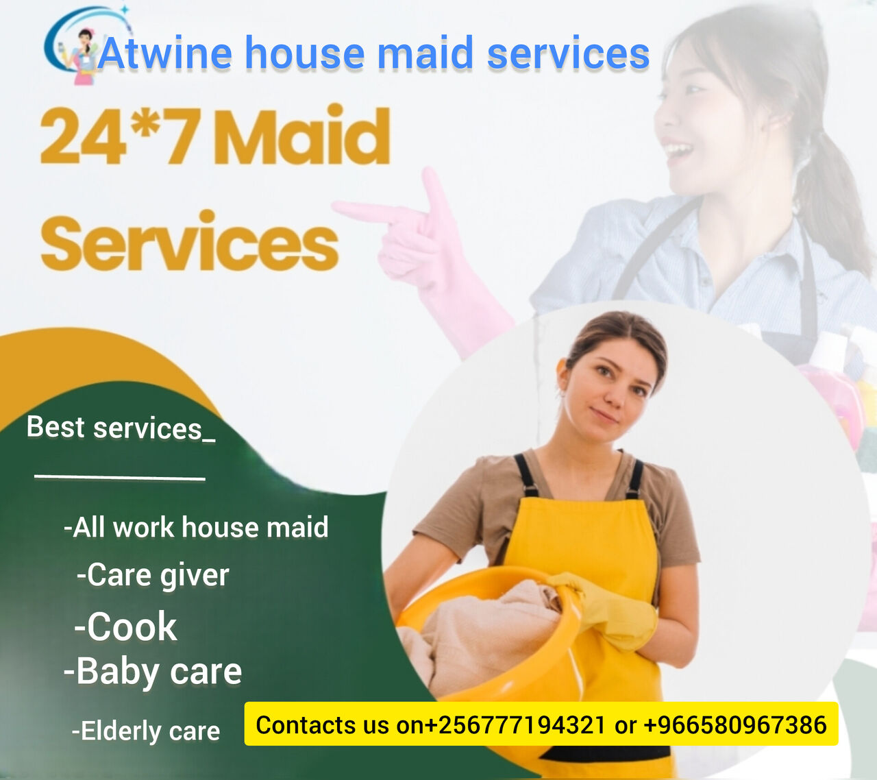 Riyadh, Job Seekers, We Have Well Trained Nannies, Maids And Caregivers At Atwine House Maids Services