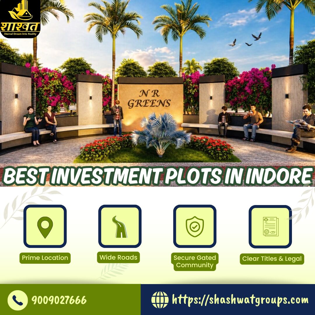 Indore, Residential Plots, Best Investment Plot In Indore &ndash; Shashwat NR Green